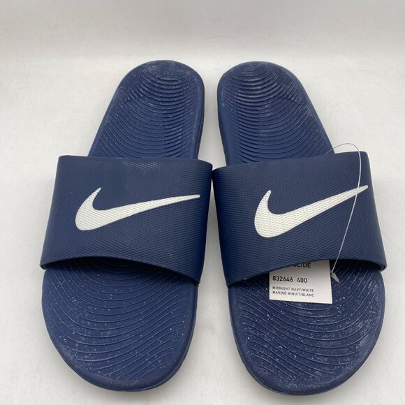 *Brand New* Nike  Dark Navy Blue Kawa Slides Sandals main image 7